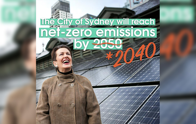 Sydney 2050 Net-Zero Emission Buildings Target Fast Tracked to 2040